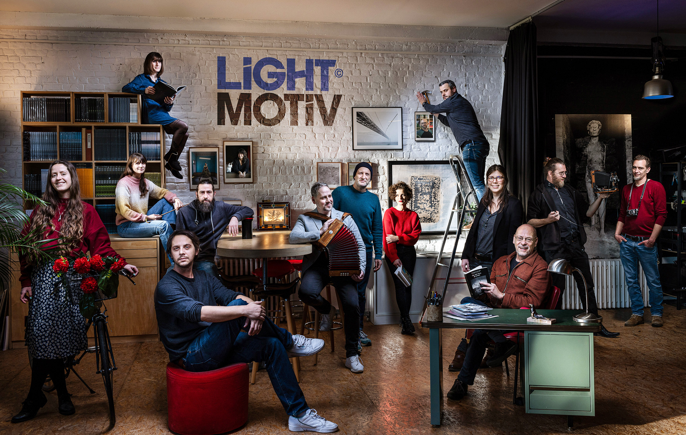 L'équipe de l'agence de photographes Light Motiv basée à Lille