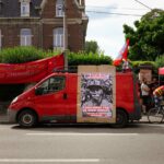 Photographie de la manifestation sociale à Emmaüs à Lille Nord Pas de Calais par Anouk Desury