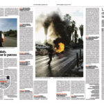 Parution Richard Baron / Light Motiv pour l'article sur l'opération de manifestations et de grèves "Bloquons tout" du 10 septembre 2025 avec un zoom sur Calais dans Libération aux côtés de la correspondante Stéphanie Maurice.