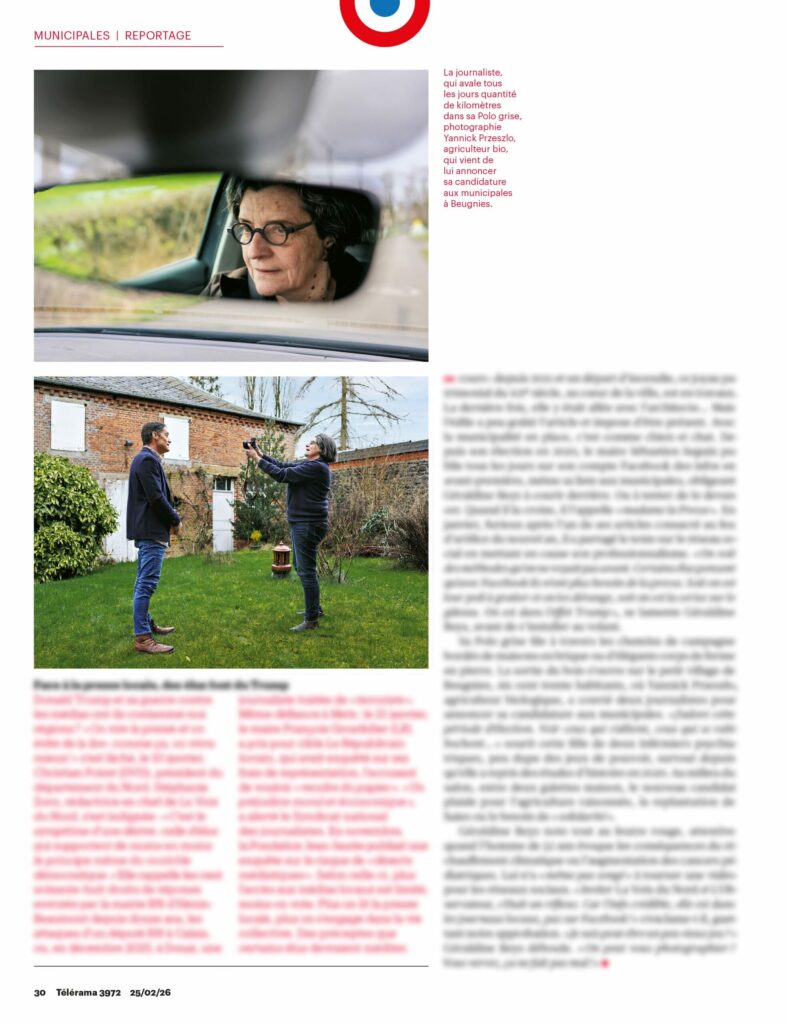 Parution d'Anouk Desury / Light Motiv pour un portrait de la professeure de droit Emmanuelle Deglaire pour un article "Nos vies sous IA - ChatGPT peut-il corriger des copies ?" dans le numéro 3183 du journal Le Nouvel Obs du 18 septembre 2025